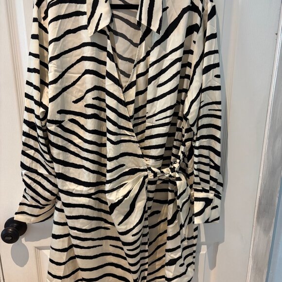 H&M Zebra Wrap Dress - Picture 4 of 5